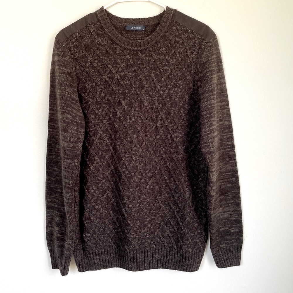 LC Waikiki brown crew neck sweater